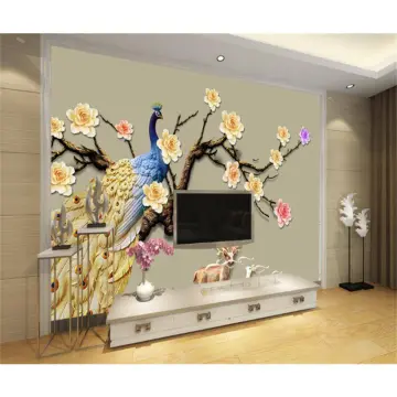 Peacock 3d Wall Painting - Best Price in Singapore - Feb 2024