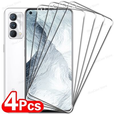 ℡✓ 4PCS Screen Protector For OPPO Realme GT Neo 5 GT 2 Pro Neo 2 3 3T 2T GT Master Edition Tempered Glass For Realme GT 2 Explore