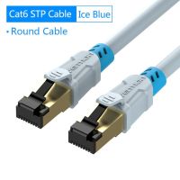 Vention สายเคเบิลอีเทอร์เน็ตสาย Lan CAT6 RJ45สายแพทช์เครือข่ายอินเทอร์เน็ตที่มีการป้องกันบิดสำหรับสายเคเบิลอีเทอร์เน็ตกิกะบิตเราเตอร์คอมพิวเตอร์