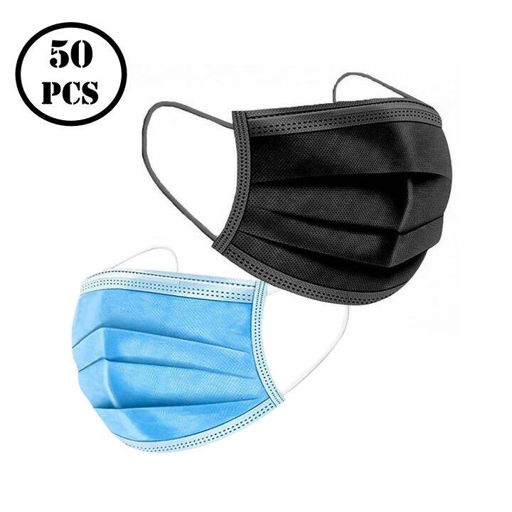 50pcs 3 Ply Disposable Surgical Face Mask Lazada Ph 9303