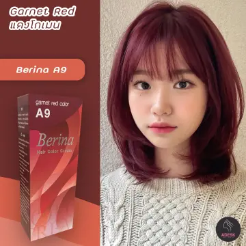 RED Berina Permanent Hair Dye Color Cream Yellow - A23 Bright RED