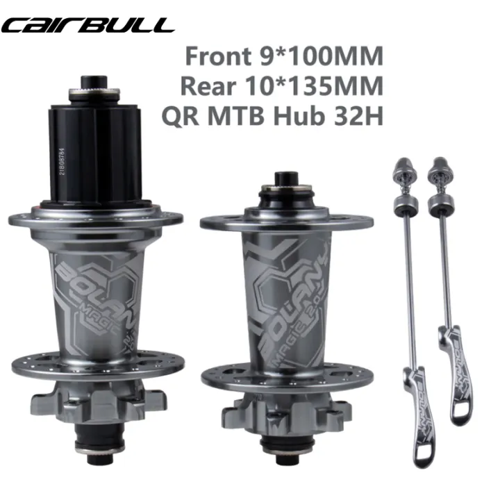 32 Hole 6 Pawl Bike Hub Set For MTB Cycling Hub With 4 Bearing Quick