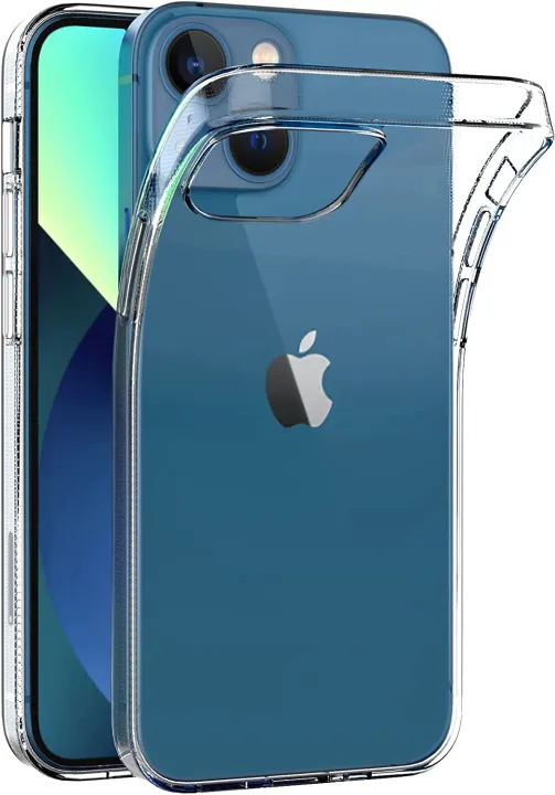 iPhone 13 Mini Case, Ultra Slim Transparent Clear Soft TPU Case Cover