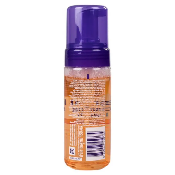 Clean&Clear คลีน แอนด์ เคลียร์ เซลฟ์ โฟมมิ่ง เฟเชียล วอช 150ml | Lazada ...
