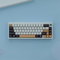 Gmk Cafe Keycap 129 Keycap,คีย์บอร์ดเชอร์รี่ PBT ห้าด้านการระเหิดพร้อม2U 1.75U เปลี่ยนสำหรับเชอร์รี่สวิตช์ MX คีย์บอร์ดแบบกลไก Keychron/ RK61/GK61/Anne Pro 2