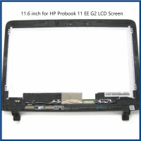 สำหรับ HP Probook 11 EE G2 11.6นิ้วหน้าจอ LCD ประกอบ Digitizer แล็ปท็อปจอสำรอง HD1366 × 768