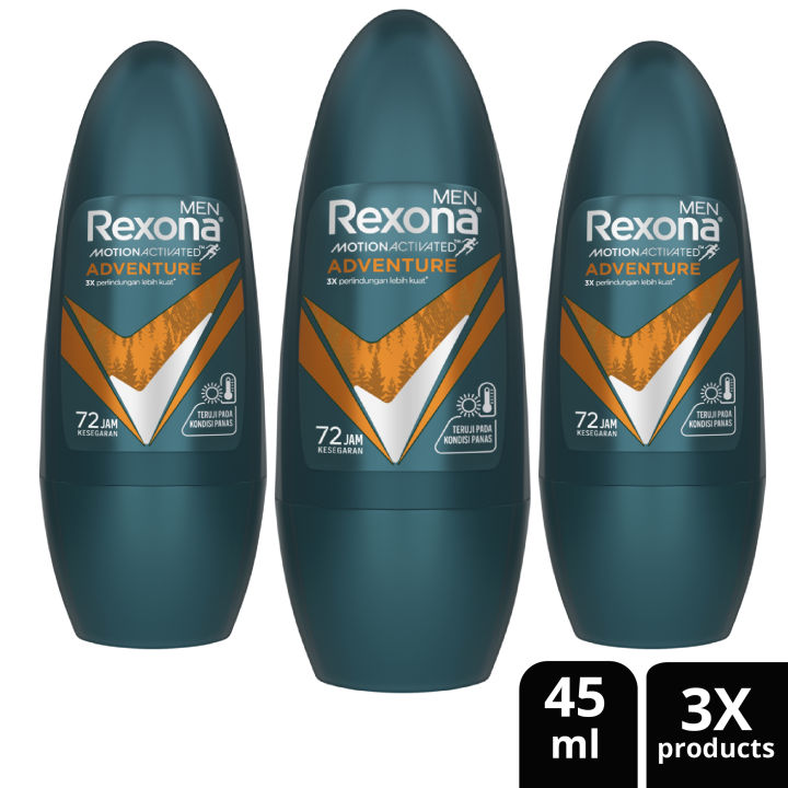 Rexona Men Deodoran Roll On Antiperspirant Adventure 45ml