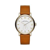 นาฬิกาผู้หญิง MARC BY MARC JACOBS Baker White Dial Leather Ladies Watch MBM1316