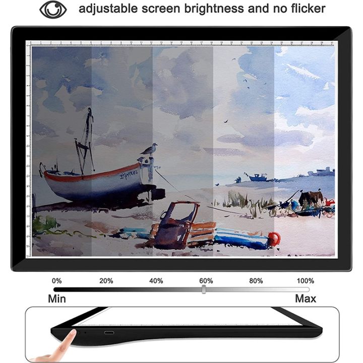 yf-new-style-support-charging-function-abs-frame-led-drawing-tablet-digital-graphics-pad-copy-board-electronic-art-graphi