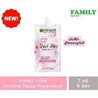 [NEW!] GARNIER การ์นิเย่ ซากุระโกลว์ โกลว์อัพ โทนอัพ ครีม ยูวี แบบซอง ขนาด 7ml.x 6 ซอง