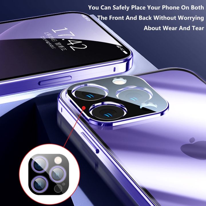 anti-peep-privacy-magnetic-adsorption-case-for-iphone-14-13-12-11-pro-max-double-sided-glass-with-camera-lens-protect-film-cover