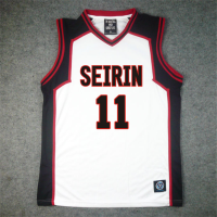 Kuroko no Basket Basuke Cosplay Uniform SEIRIN Basketball Jersey Number 10 11 Kagami Taiga Sportswear T Shirt Shorts Costume Set