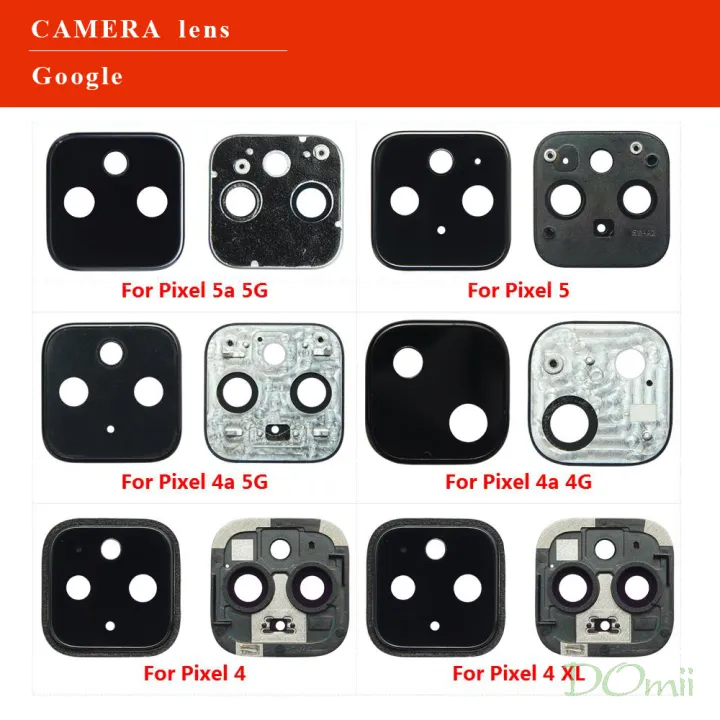 Rear Back Main Camera Glass Lens Cover Holder Frame For Google Pixel 5a