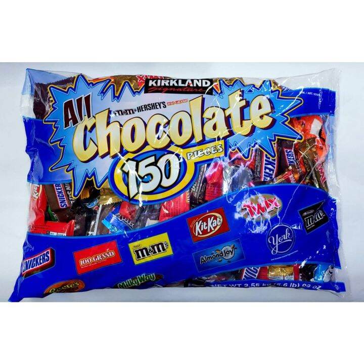 Kirkland Signature All Chocolate Funsize Variety 150 pieces orted
