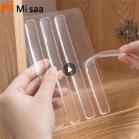 Silicone Anti-Collision Door Sticker Handle Strip Adhesive Buffer Bumper Mute Protection Pad Door Car Handle Wall Protect Strip