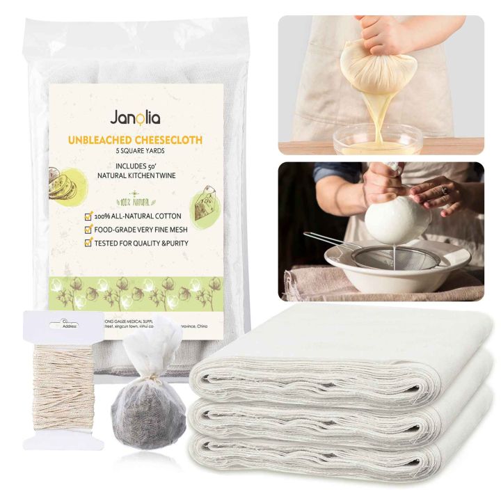 Reusable Cheese Cloth Cheesecloth Bags for Straining Nut Milk Bags Cold