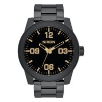 Nixon Corporal SS NXA3461041-00 นาฬิกาผู้ชาย Matte Black Gold