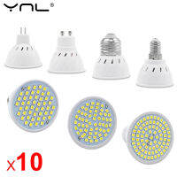 202110PcsLot GU10 MR16 LED E27 E14 LED Lamp Spotlight Bulb AC 220V 240V 48 60 80 LEDs Bombillas Ampoule Lamparas LED Bulb Indoor