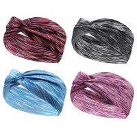 Fashion Sports Turban Sweat Headbands Yoga 4pcs/set Polyester Kerchief 4 piece Set Sweatproof Running Fitness Bodybuilding