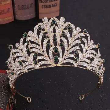 Crystal Rhinestone Queen Crown Tiara Wedding Pageant Bridal Diamante  Headpiece