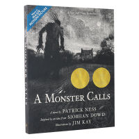 เมื่อMonsterเคาะที่ประตูปีศาจเรียกว่าภาษาอังกฤษรุ่นแรกA Monster CALLSเดิมนวนิยายภาพยนตร์เดียวกันชื่อเด็กแฟนตาซีเอกสารโรงเรียนtriknes Patrick Ness Bookปกอ่อน