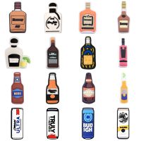 【CW】♀✻☢  1PCS Kinds Of Type Beer Soda Bottle Shoe Charms for Croc Clogs Decoration Wristband Accessories Men Gifts