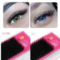 Eyelash Extension 8 15mm Mix L/L /C/D/LU(M) Premium Individual False Mink Eyelash Extension L Lash L Eyelash Maquiagem Cilios