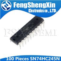 100pcs/lot 74HC245 SN74HC245N 74HC245N DIP-20 Octal bus transceiver IC WATTY Electronics