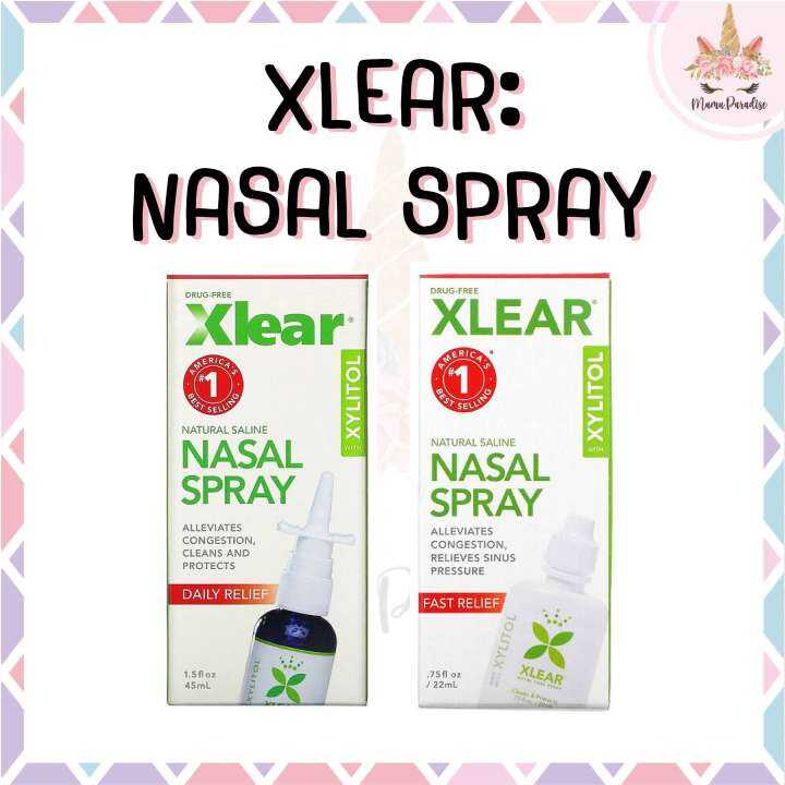 *พร้อมส่ง/ของแท้‼️* Xlear Xylitol Saline Nasal Spray Fast Relief/ Daily