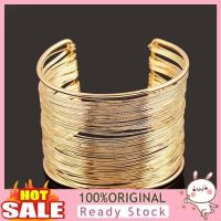 d363218 [B 398] Fashion Womens Multilayer Metal Strings Bangle Cuff