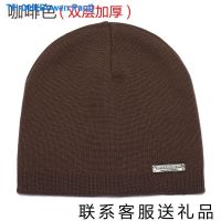 ✁☸ Han edition mens hat tide fall and winter hat leisure double thickening outdoor thermal knitted cap female ski cap