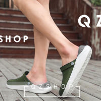 QZshop สินค้ามาแรงง?รองเท้าแฟชั่นชายหญิงรองเท้าหัวโตมีสายรัดส้น มีรูระบาย ใส่แล้วไม่ร้อนเท้าไม่อับเท้า พื้นนิ่ม ใส่สบายไม่กัดเท้าแน่นอนงานดีแบบดีไม่ควรพลาด?