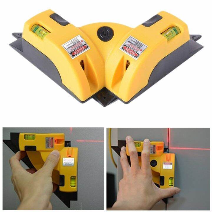 90 Degree Infrared Laser Leveling Instrument Vertical Horizontal Laser ...