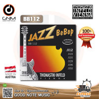 สายกีตาร์ไฟฟ้า Thomastik รุ่น BB112 Jazz BeBop Round Wound Guitar Strings 12-50 **Made in Austria** รับประกันของแท้100%