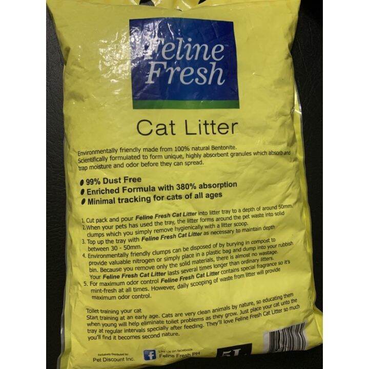 HOT LKNHN FELINE FRESH CAT LITTER SAND 10L Lazada PH