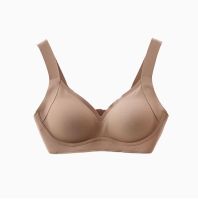 Sexy Nude Seamless Top Womens Underwear Gathered Up, Wide Shoulder Strap Bra, One-piece Anti-sagging Comfortable Bra