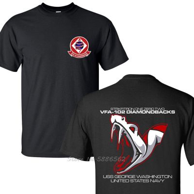 New Summer Fashion T Shirt Vfa102 Diamondbacks Squadron United States Navy T-shirt Unisex Cotton Tees Harajuku XS-6XL