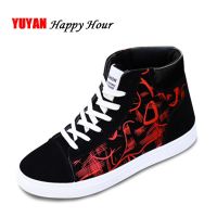 Canvas Shoes Men Fashion Sneakers Breathable Cool Street Shoes Male Brand Sneakers Mens Causal Shoes Black Blue Red KA305