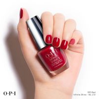 OPI Infinite Shine - OPI RED  (ISL L72) ยาทาเล็บสีแดง คลาสสิก เหมาะกับใครที่อยากทาให้มือขาวเท้าขาว สวยเก๋ม้ากก