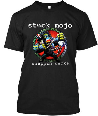 Limited New Stuck Mojo Snappin Necks American Rap Metal Band Logo T-Shirt S-3XL