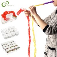 【CC】 12pcs/set Tricks Multi-color Mouth Coils Paper Streamers from Prop Magician Supplies GYH