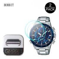 2PCS Tempered Glass For Casio EDIFICE EQB-900DB EQB-900D EQS-800BCD EFV-600D EQS-930DB EQS-930DC EQB-1000AT EFR-571DB 1A 2A Film Drills Drivers