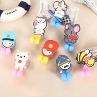 Cartoon Sucker Toothbrush Holder Suction Hooks Multifunctional Animal Suction Cup Children Bathroom Set Accessories Eco-Friendly