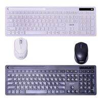 Oker keybord mouse wiless usb ไร้สาย K7800แถมฟรีแผ่นซีลีโคน