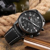 OCHSTIN Mens Watches Quartz Chronograph Men Watch Pilot Sport Male Fashion Wristwatch Top Brand Luxury Leather Waterproof Clock