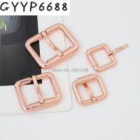 10-100pcs 16mm 20mm 26mm 32mm Rose gold metal leather bag strap silder pin buckle bags no turn buckle  Supplies Leather Hardware