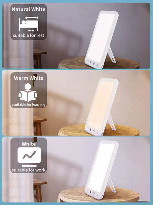 โคมไฟบำบัด-sad-light-3200k-happy-mood-light-touch-หรี่แสงได้สำหรับฤดูหนาว-anti-depression-led-nightlights-sad-tpy