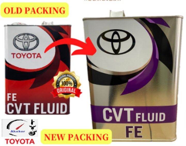 Original Genuine Toyota Atf Cvt Fe 4l Automatic Transmission Fluid Oil