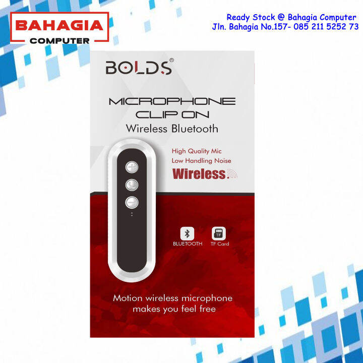 MICROPHONE CLIP ON BOLDS WIRELESS BLUETOOTH Lazada Indonesia