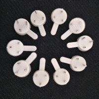 10pcs White Plastic Special Nail Hook Invisible Wall Mount Photo Picture Frame Hanger Hard Picture Frame Wall Hooks